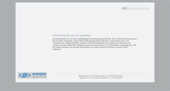Desktop Screenshot of misolutions.ch